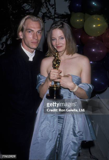Julian Sands and Jodie Foster