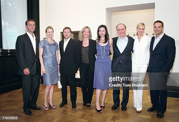 News Corporation Chairman and CEO Rupert Murdoch photographed with his nearest and dearest at a private family gathering in London's National...