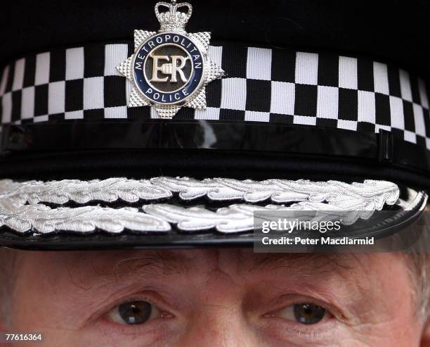 Metropolitan Police Commissioner Sir Ian Blair speaks to reporters outside The Old Bailey on November 1, 2007 in London. The Metropolitan Police have...