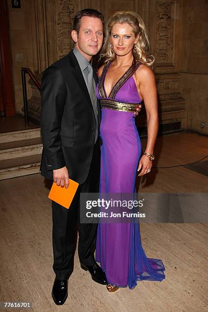 Jeremy Kyle and guest attends the National Television Awards 2007 held at the Royal Albert Hall on October 31, 2007 in London, England.