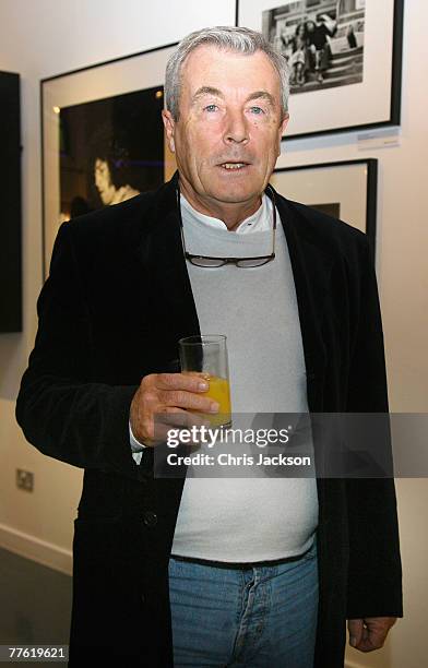 Celebrity photographer Terry O'Neill attends Eric Clapton's book launch party at the Getty Images Gallery on November 1, 2007 in London, England.