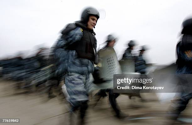 Omon Riot Unit 123 Omon Police Unit Stock Photos, High-Res Pictures, and Images ...