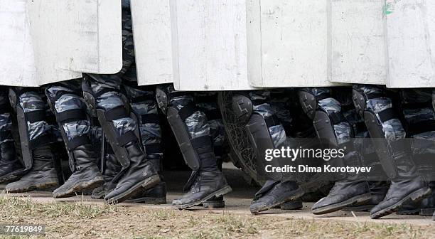 Omon Riot Unit 308 Russian Omon Photos & High Res Pictures - Getty Images