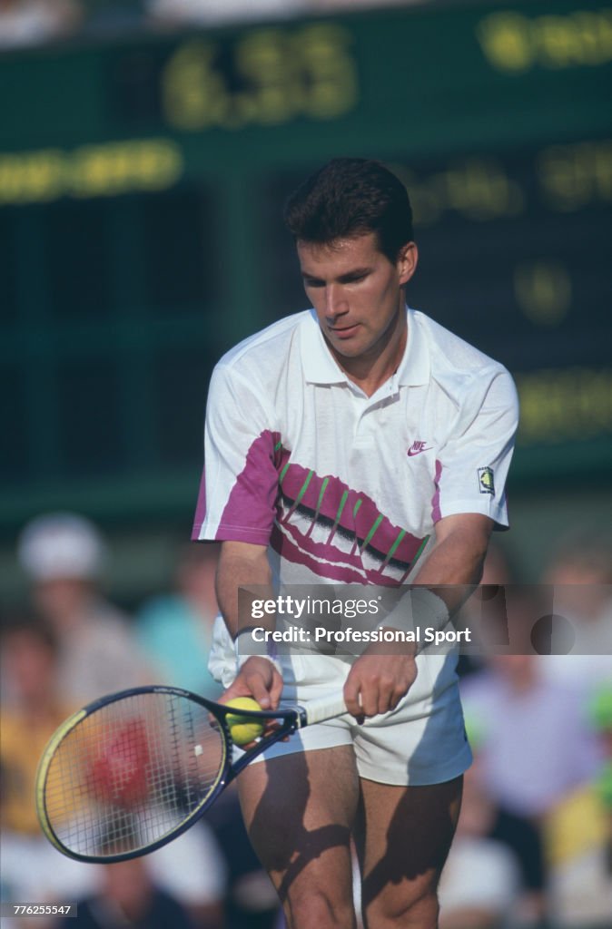 Carl-Uwe Steeb At 1991 Wimbledon Championships