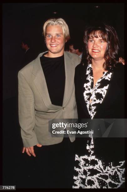 Actor Zachery Ty Bryant and his mother attend the premiere of the movie "James and the Giant Peach" April 9, 1996 in New York City. "James and the...