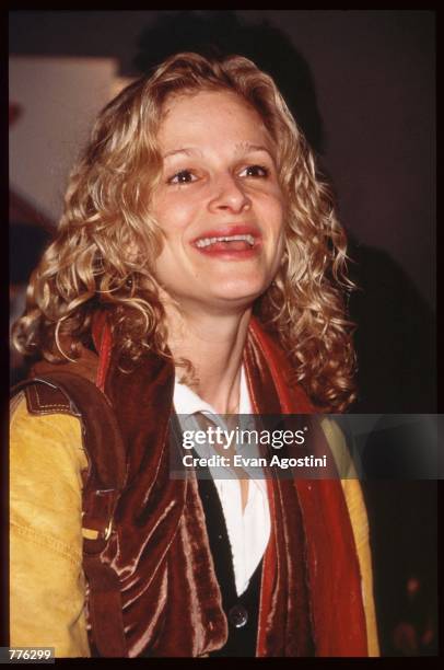 Actress Kyra Sedgwick attends the premiere of the movie "James and the Giant Peach" April 9, 1996 in New York City. "James and the Giant Peach" was...