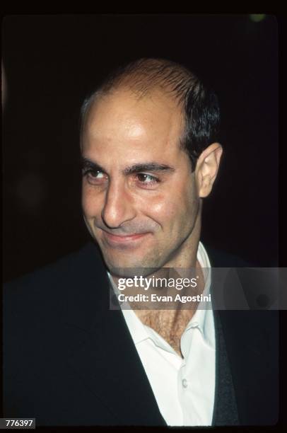 Actor Stanley Tucci attends the premiere of the film "Trees Lounge" October 9, 1996 in New York City. The film tells the story of a thirty-one year...