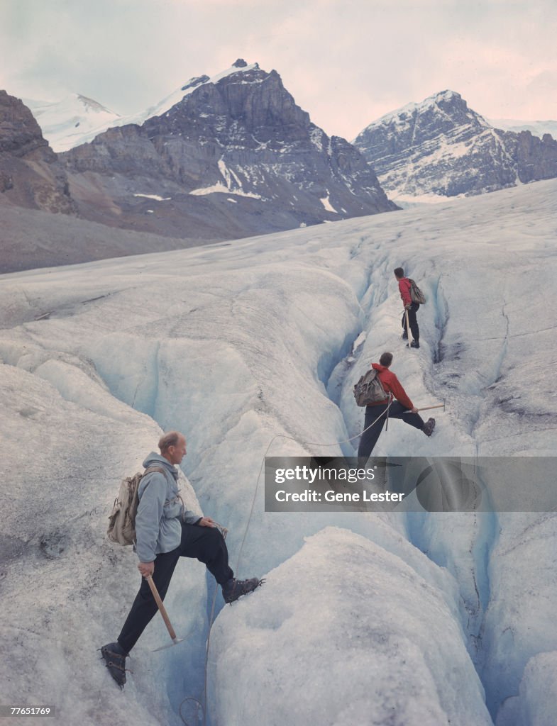 Ice Climbing In Jasper