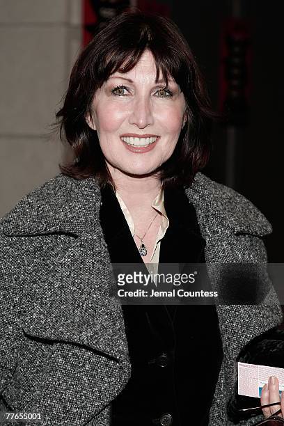 Actress Joanna Gleason on the red carpet at the opening night of the Broadway Play "Cyrano de Bergerac" at the Richard Rodgers Theatre on November 1,...