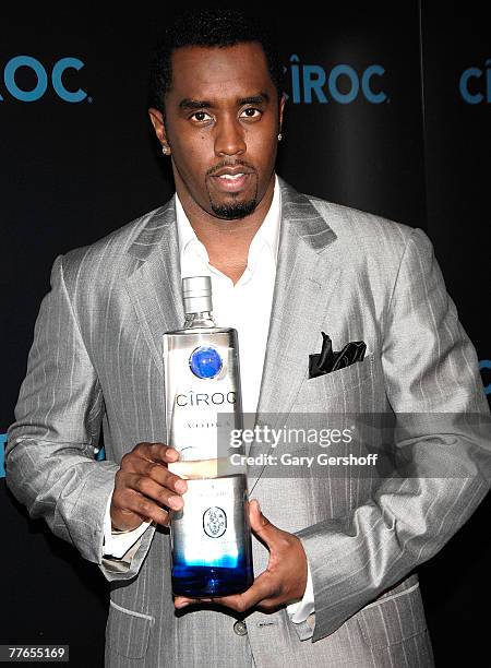 Musical Artist/Entrepreneur Sean "Diddy" Combs announces his partnership with Diageo North America and Ciroc Premium Vodka at a press conference at...