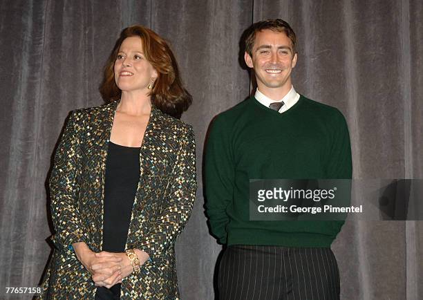 Sigourney Weaver and Lee Pace