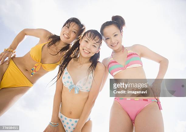 women wearing bikini - week three stock pictures, royalty-free photos & images