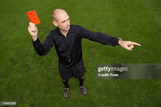 74 Soccer Referee Red Card Pointing Stock Photos, High-Res Pictures ...