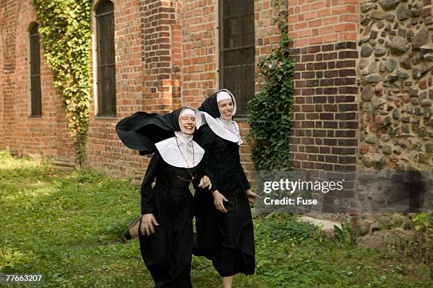 two-laughing-nuns-in-front-of-