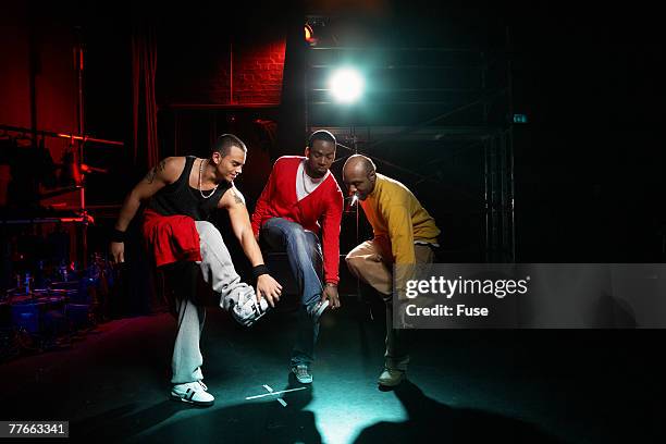 men practicing dance routine - dance audition stock pictures, royalty-free photos & images