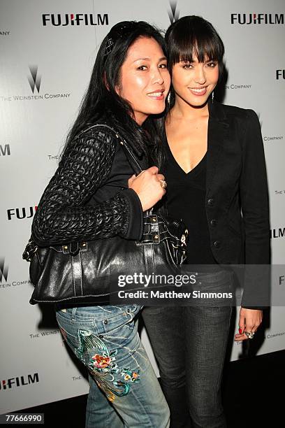 Ankie Lau and Ankie Lau attend the Weinstein Company AFM party at Akwa on November 2, 2007 in Santa Monica, California.