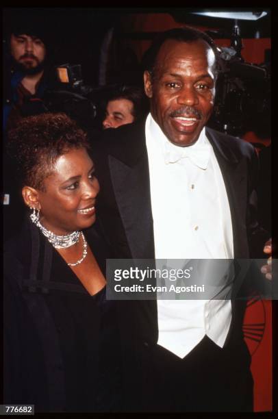 Actor Danny Glover and his wife arrive at the Essence Awards April 26, 1996 in New York City. The ceremony honors African-Americans who represent...