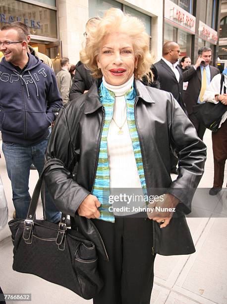 Julie Lucas sighting on November 2, 2007 in New York City.