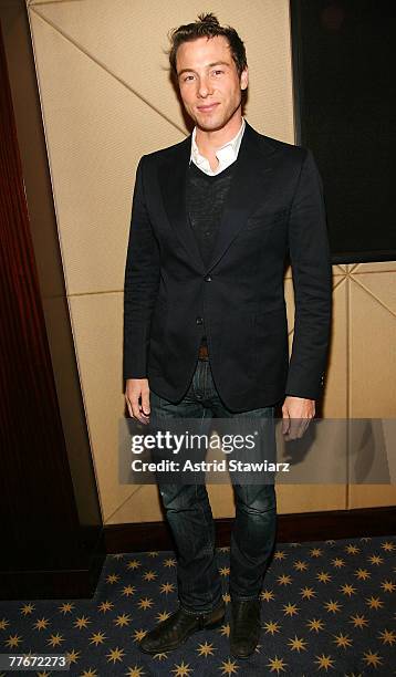 Chef Rocco DiSpirito attends a private screening of "Lions for Lambs" hosted by Andrew Borrok at the Dolby Screening Room on November 3, 2007 in New...
