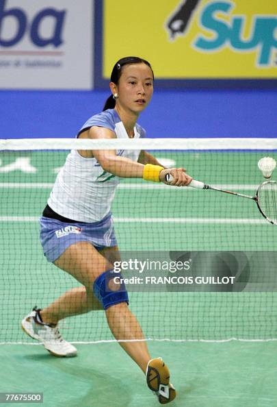 Pi Hongyan France's Hongyan Pi returns the shuttle to China's Xie Xingfang... News ...