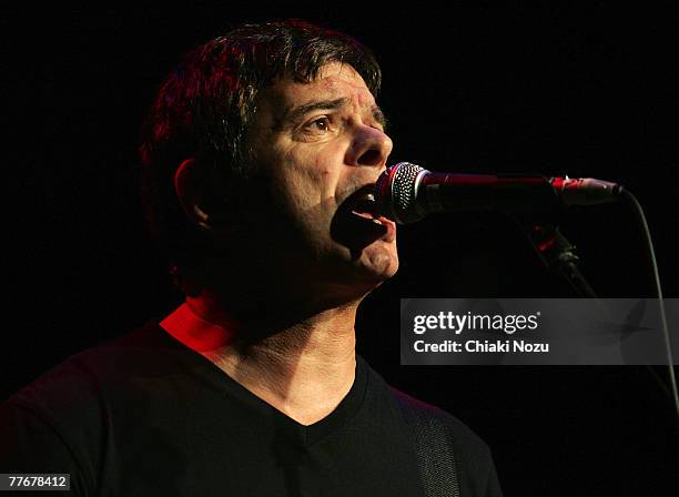 Burnel of The Stranglers in concert at Roundhouse, Camden November 4, 2007 in London, England. The Stranglers returned to Camden Town to wrap up a...