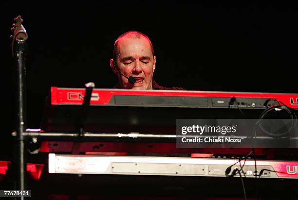 Dave Greenfield of The Stranglers in concert at Roundhouse, Camden November 4, 2007 in London, England. The Stranglers returned to Camden Town to...