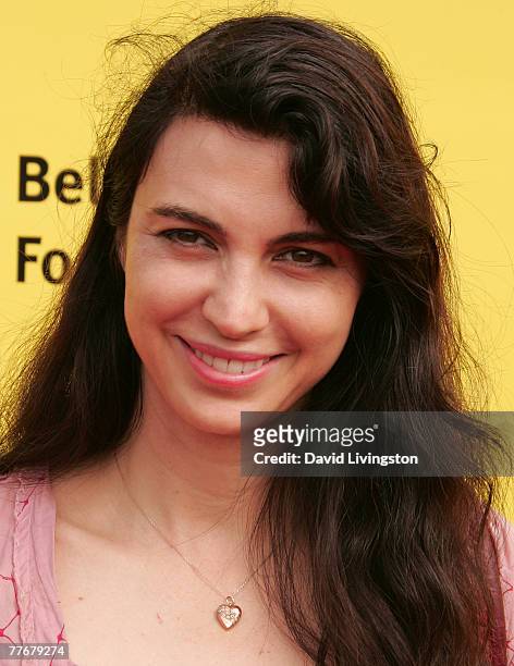 Actress Shiva Rose attends P.S. ARTS 10th annual 'Express Yourself' event at Barker Hanger November 4, 2007 in Santa Monica, California.