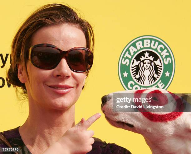 Actress Rachel Griffiths attends P.S. ARTS 10th annual 'Express Yourself' event at Barker Hanger November 4, 2007 in Santa Monica, California.