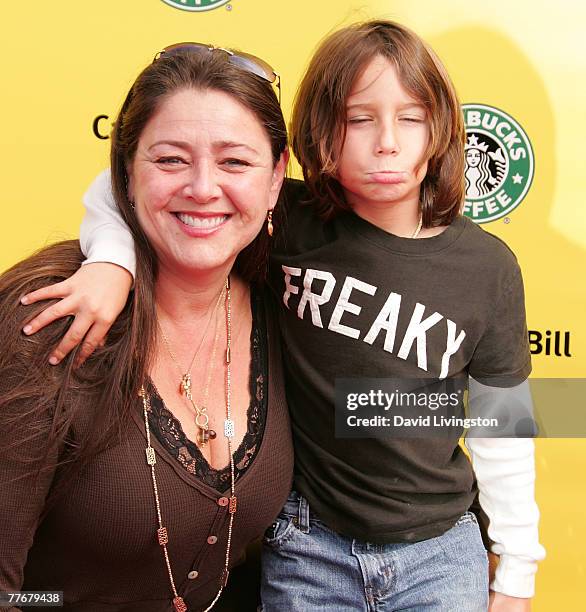 Actress Camryn Manheim and her son attends P.S. ARTS 10th annual 'Express Yourself' event at Barker Hanger November 4, 2007 in Santa Monica,...