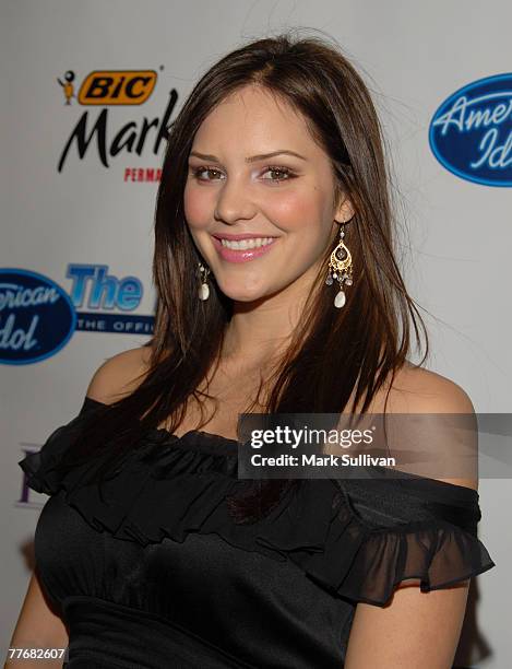 "American Idol" Season 5 -Top 24 Finalist, Katharine McPhee from Sherman Oaks, California *EXCLUSIVE*