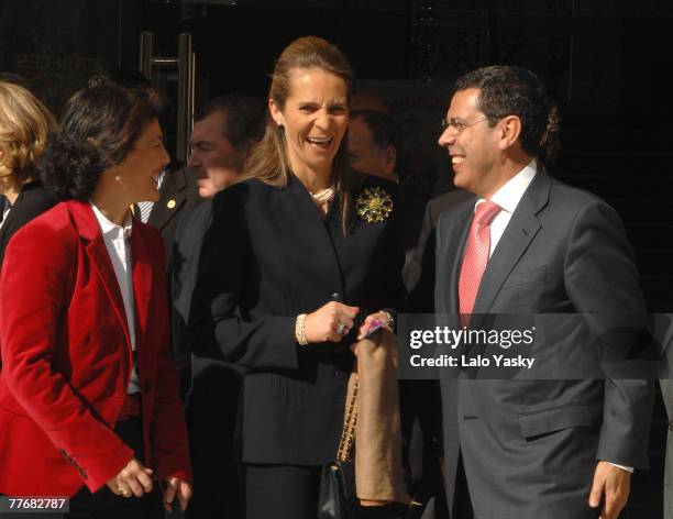 Infanta Elena of Spain launches 2007 Benefit Campaign "Un juguete, Una Ilusion" at Ramon Areces Foundation on November 5, 2007 in Madrid, Spain.