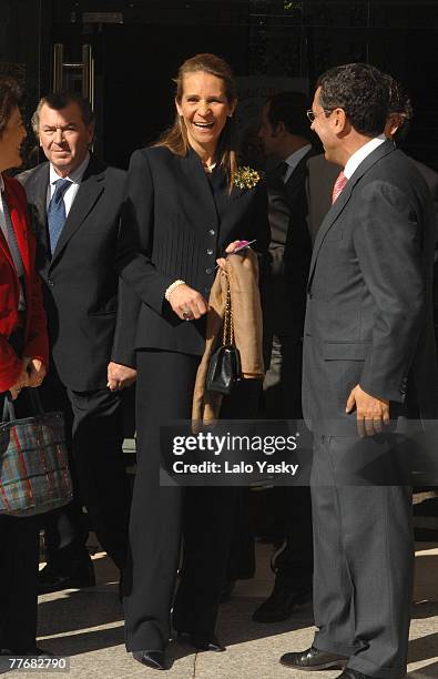 Infanta Elena of Spain launches 2007 Benefit Campaign "Un juguete, Una Ilusion" at Ramon Areces Foundation on November 5, 2007 in Madrid, Spain.