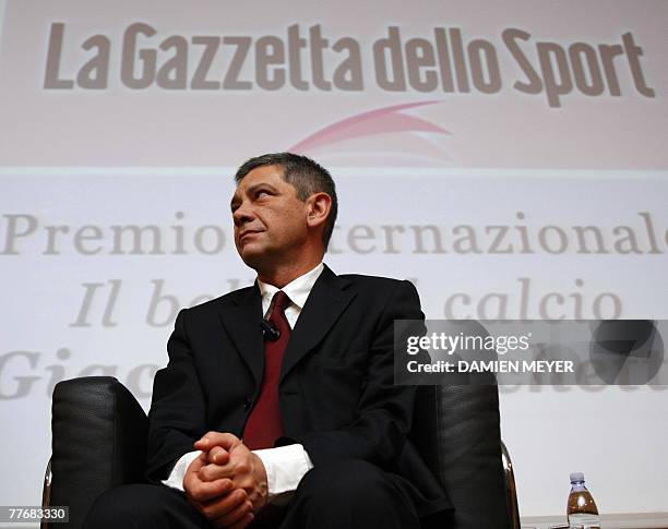 Carlo Verdelli, director of the Gazetta dello Sport newspaper attends the "Giacinto Fachetti Trophy - the beauty of soccer" ceremony 05 November 2007...