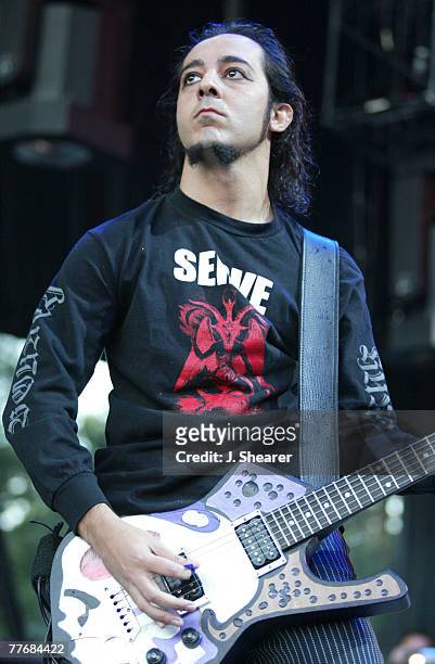 Daron Malakian of System of a Down performs at Ozzfest