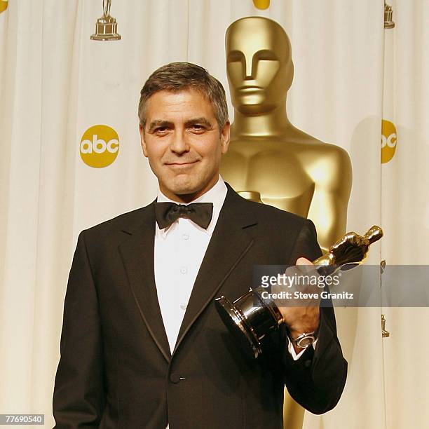 George Clooney, winner Best Actor in a Supporting Role for "Syriana"