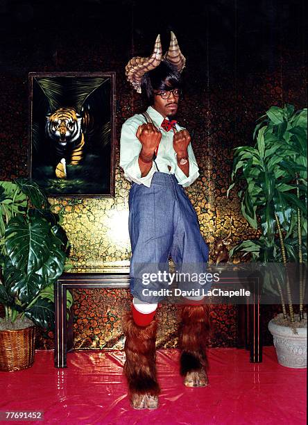 Andre 3000; Andre 3000 & Kelis by David LaChapelle; Andre 3000 & Kelis, The Face, May 1, 2004