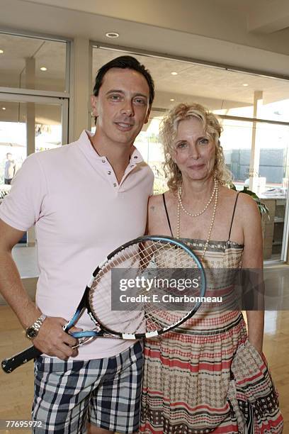 Donovan Leitch and mother Enid Karl at Donovan Leitch's 40th Birthday Party hosted by Hpnotiq held at The Muholland Tennis Club on August 16, 2007 in...