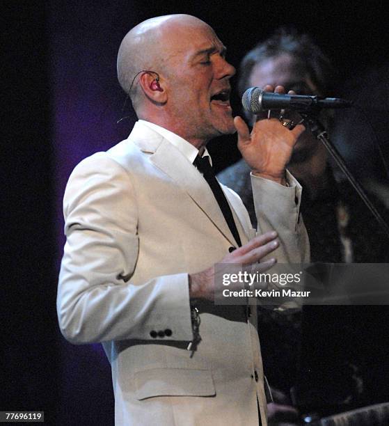Michael Stipe of R.E.M. Performs "Begin the Begin"/"Gardening at Night"/"Man On the Moon"