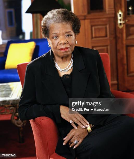 Maya Angelou; Maya Angelou by Perry Hagopian; Maya Angelou, People, December 1, 2004