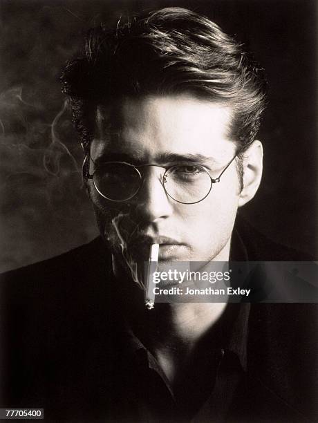 Jason Priestley photographed in Los Angeles 1990.; Various Locations; Jason Priestley 1990-2000 Portrait Sessions by Jonathan Exley; Los Angeles;...