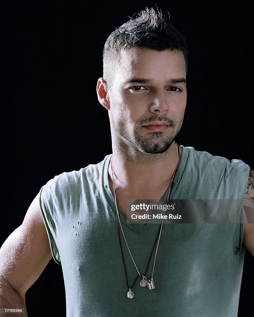 Spanish Singer Ricky Singer/actor Ricky Martin is photographed for People en Espanol in ...