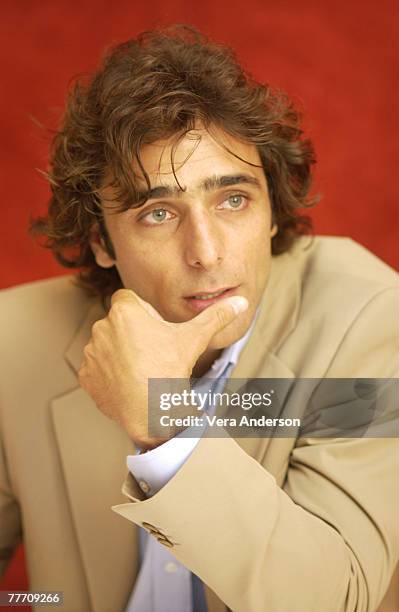 Adriano Giannini; The Four Seasons Hotel; Madonna & Adriano Giannini Press Conference for "Swept Away"; Beverly Hills; California.
