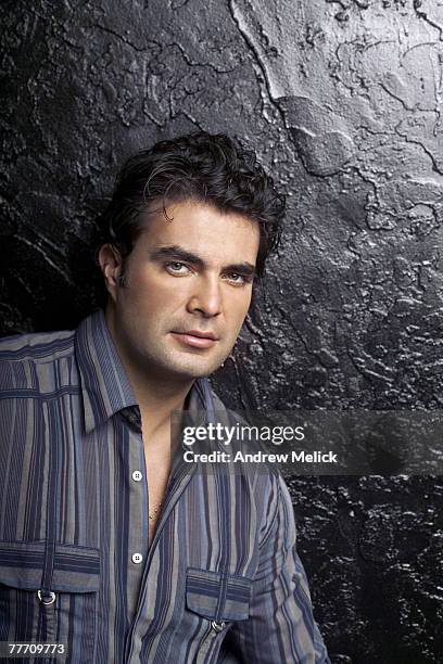 Mauricio Islas; Mauricio Islas by Andrew Melick; Mauricio Islas, People en Espanol, April 1, 2005; Miami; Florida.