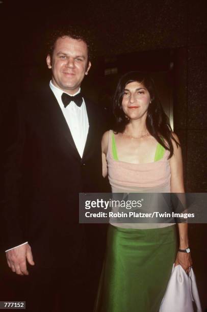 Actor John C. Reilly and wife Alison Dickey attend ''The American Theater Wings 54th Annual Tony Awards'' June 4, 2000 in New York City.