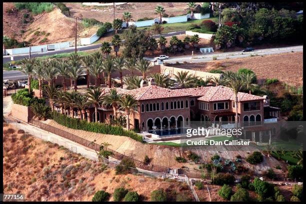 Pop artist Cher's new luxury home overlooks the Pacific Ocean July 29, 2000 in Malibu, CA.