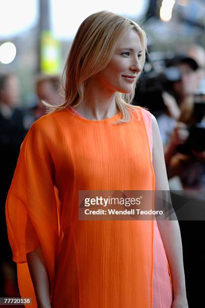 Cate Blanchett attends the Sydney premiere for "Elizabeth: The Golden Age" at the Hayden Orpheum Cremorne on November 3, 2007 in Sydney, Australia.
