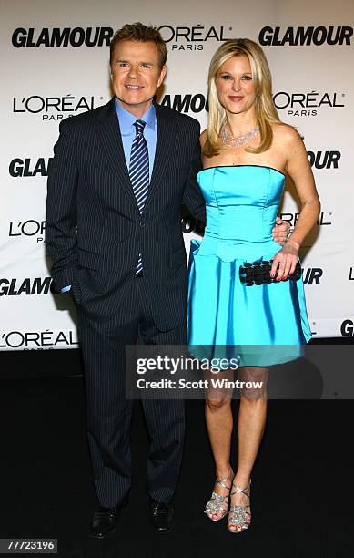 Television personalities Mike Jerrick and Juliet Huddy attend the Glamour Women Of The Year Awards at Lincoln Center's Avery Fisher Hall on November...