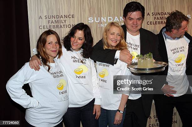 Aidan Quinn, Oliver Platt, Patricia Clarkson, Parker Posey, and Lili Taylor arrive at The Sundance Institute's 26th Annual Celebration, "A Sundance...