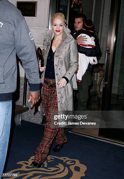 Gwen Stefani and Gavin Rossdale with son Kingston James