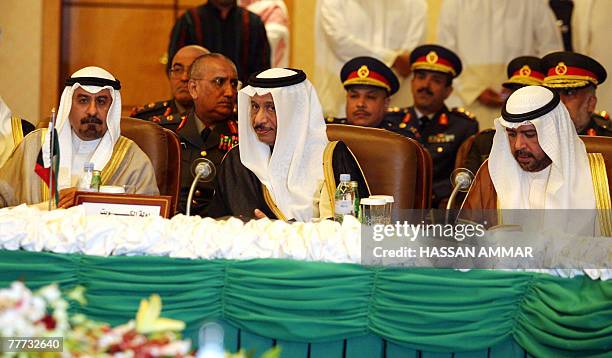 Kuwaiti First Deputy Premier, Defence and Interior Minister Sheikh Jaber al-Mubarak al-Sabah , Chief of Kuwait's National Security Apparatus Sheikh...